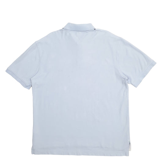 Mens Blue Tommy Hilfiger Short Sleeve Polo Shirt