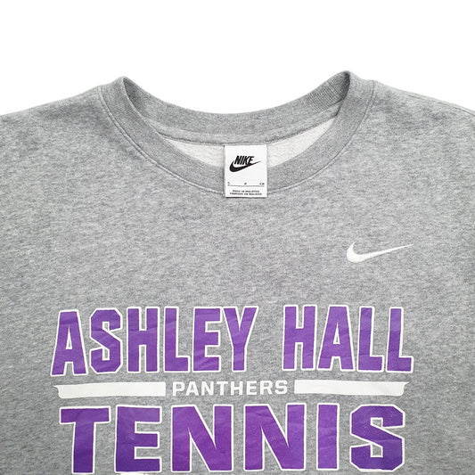 Mens Grey Nike Ashley Hall Panthers Tennis USA College Crewneck Jumper