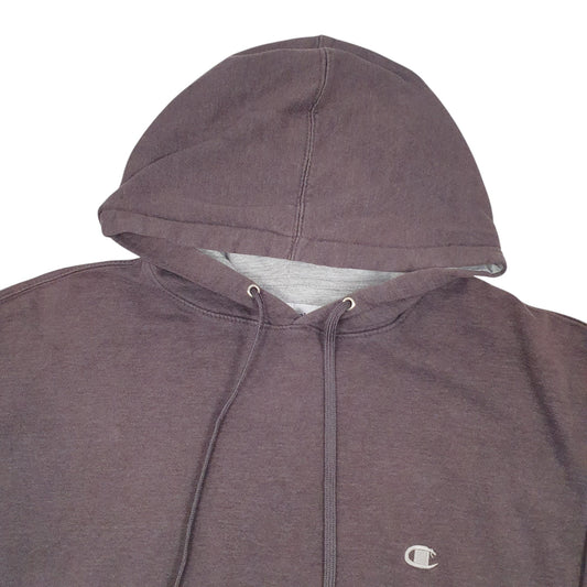 Mens Grey Champion Hoodie Jumper