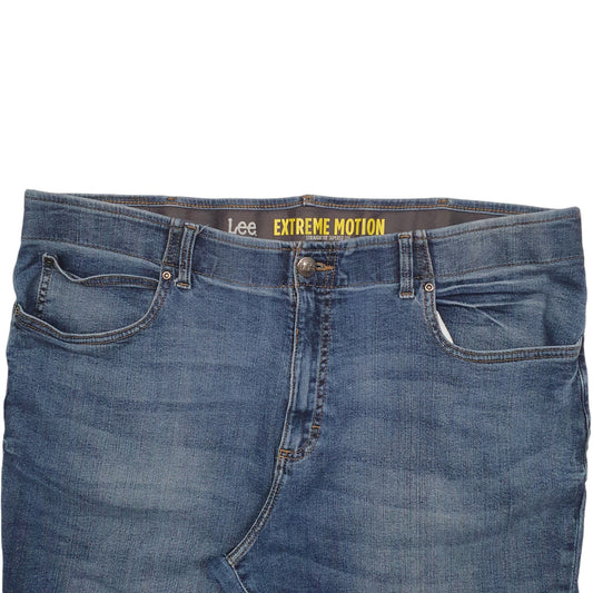 Mens Blue Lee Extreeme Motion Stretch Fit Casual JeansW44 L30