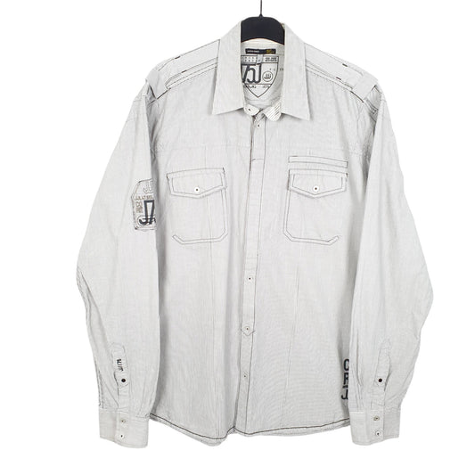 Mens White Jack & Jones Long Sleeve Shirt