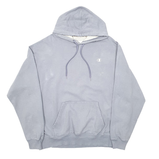 Mens Grey Champion Hoodie Jumper