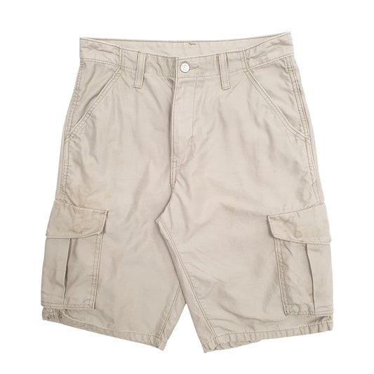 Mens Beige Levis Cargo Shorts