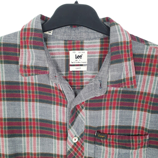 Mens Grey Lee Long Sleeve Shirt