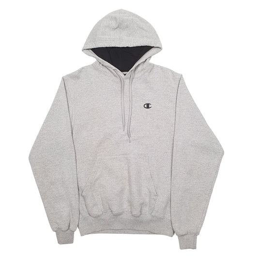 Mens Grey Champion Hoodie Jumper