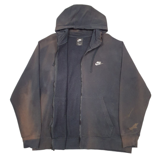 Mens Black Nike Hoodie Full Zip Jumper