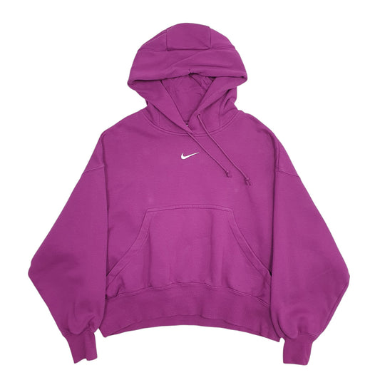 Womens Purple Nike Oversized Hoodie Jumper