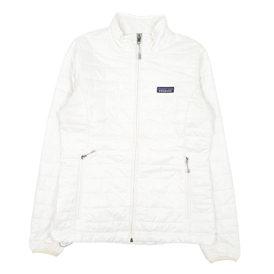 Womens White Patagonia Nano Puff 84217 Coat