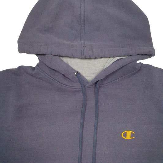 Mens Navy Champion Hoodie Jumper