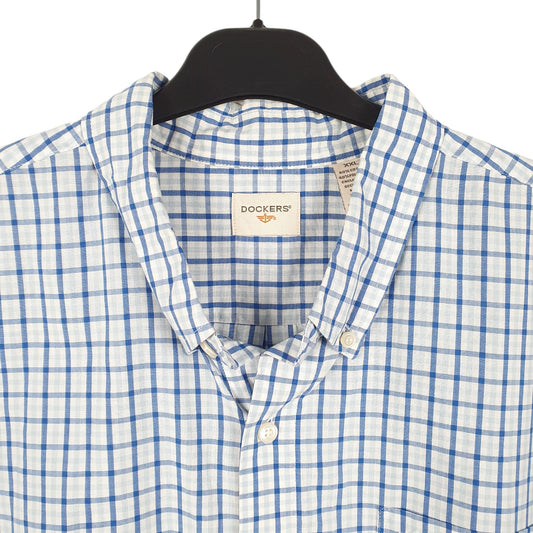 Mens Blue Dockers Long Sleeve Shirt