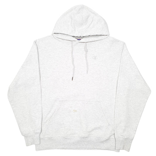 Mens Grey Champion Hoodie Jumper