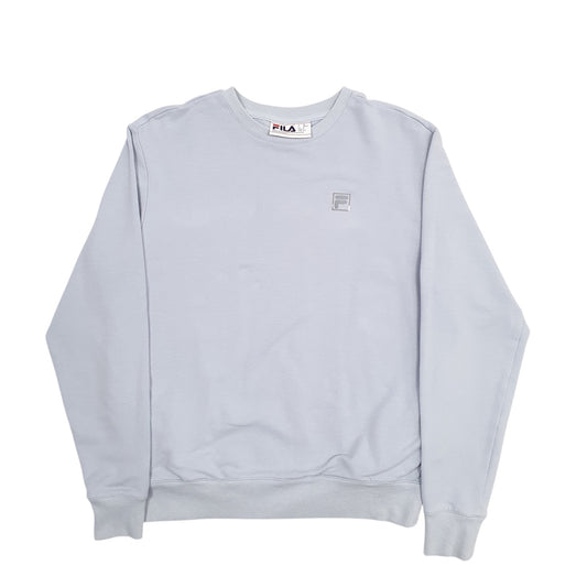 Womens Blue Fila Crewneck Jumper