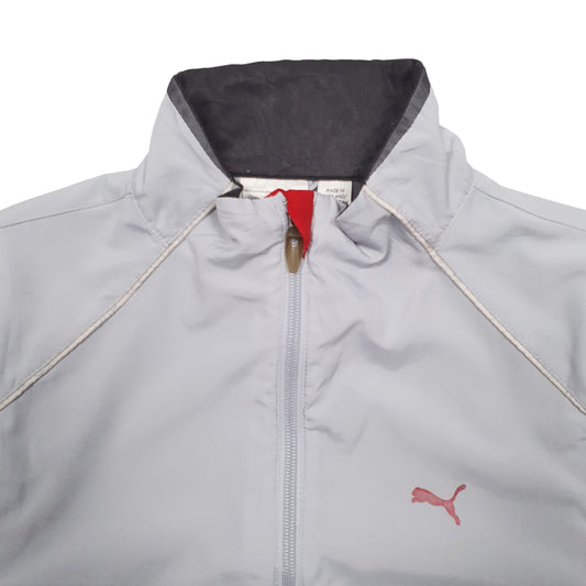 Womens Grey Puma Hoodie Coat