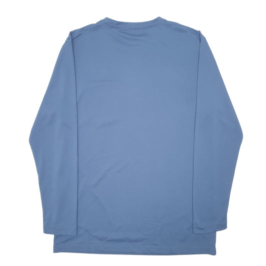 Mens Blue Dickies Active Pocket Workwear Long Sleeve T Shirt