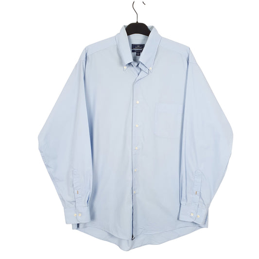 Mens Blue Dockers Long Sleeve Shirt