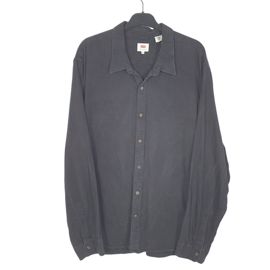Mens Black Levis Long Sleeve Shirt