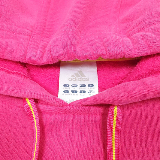 Womens Pink Adidas Hoodie Jumper