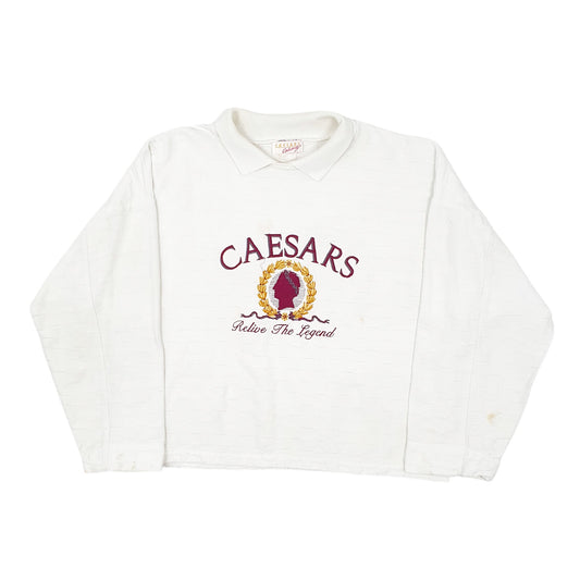 Mens White Caesars Vintage 1990s Crewneck Jumper