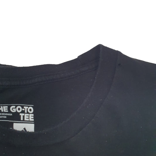 Mens Black Adidas Spellout Short Sleeve T Shirt