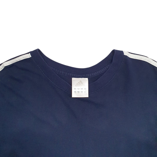 Mens Navy Adidas Crewneck Jumper