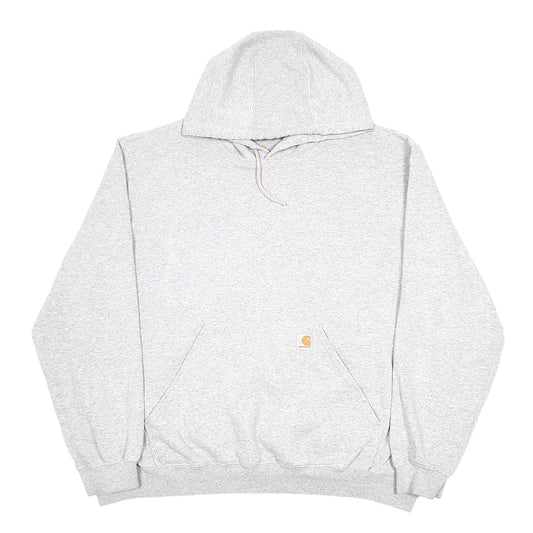 Mens Grey Carhartt Workwear Hoodie Jumper