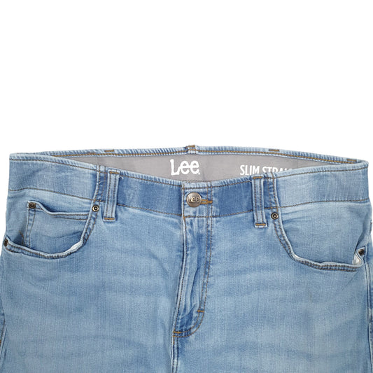 Mens Blue Lee Stretch Fit Casual JeansW34 L34