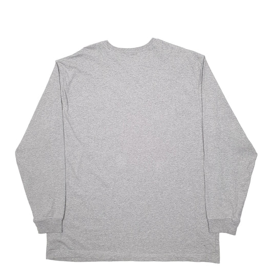 Mens Grey Carhartt Long Sleeve T Shirt