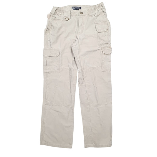 Womens Beige 5.11 Tactical Cargo Trousers