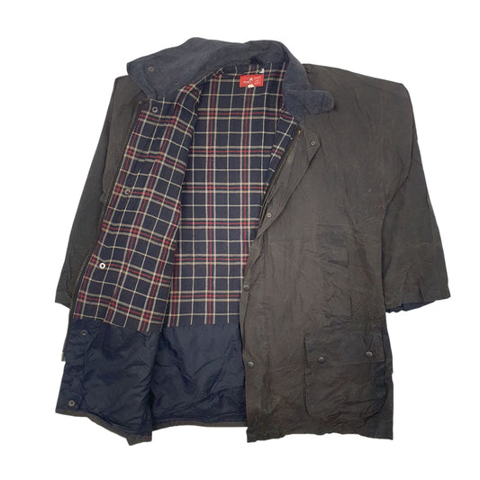 Mens Black Madia Vintage Coat