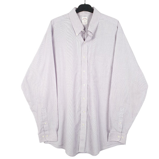 Mens Lilac Brooks Brothers Long Sleeve Shirt