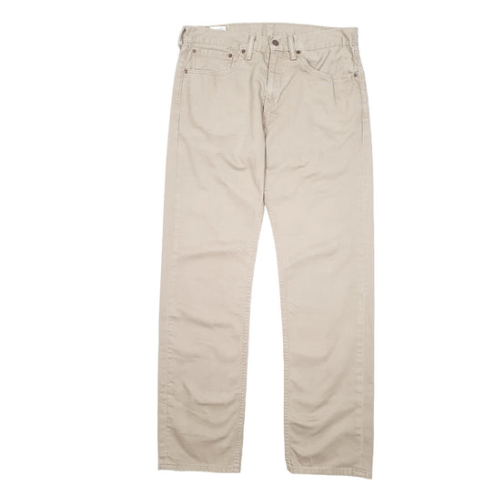 Mens Beige Levis 505 JeansW34 L34