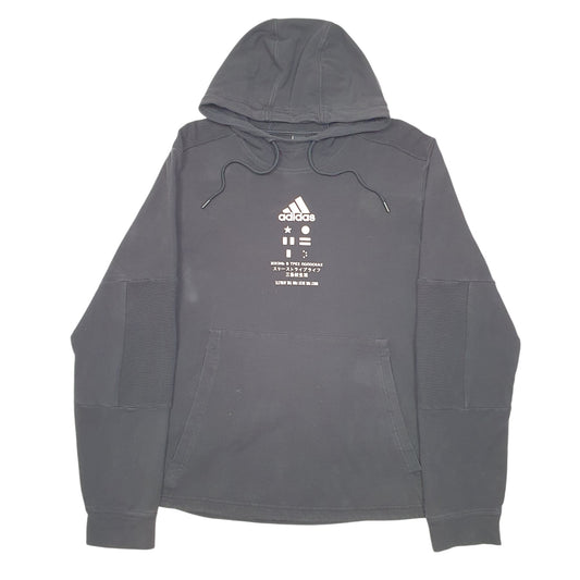 Womens Black Adidas Hoodie Jumper