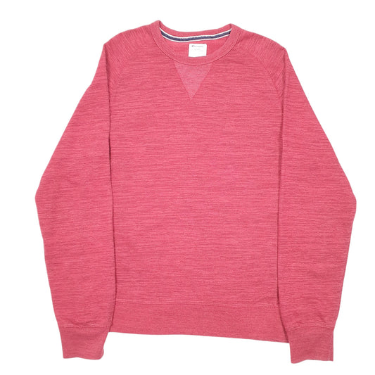 Womens Red Champion Crewneck Jumper