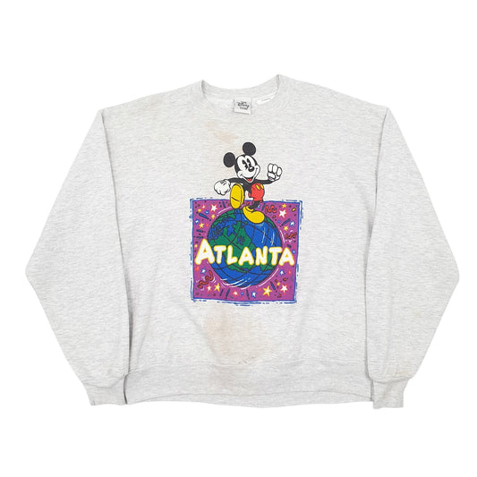 Womens Red Disney Crewneck Jumper