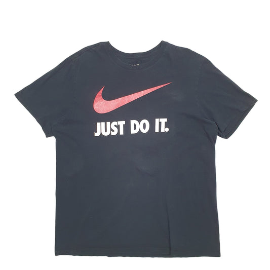 Mens Black Nike Short Sleeve T Shirt