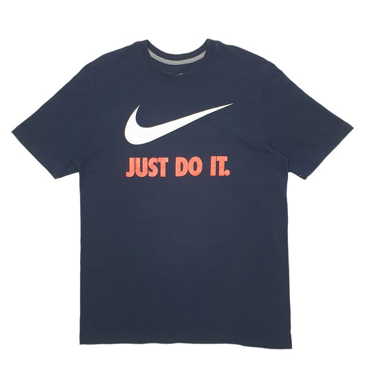 Mens Black Nike Spellout Short Sleeve T Shirt