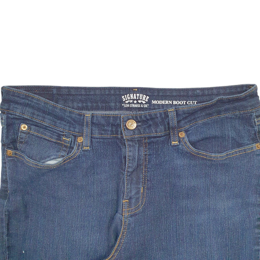 Womens Blue Levis Signature Modern JeansW34 L29