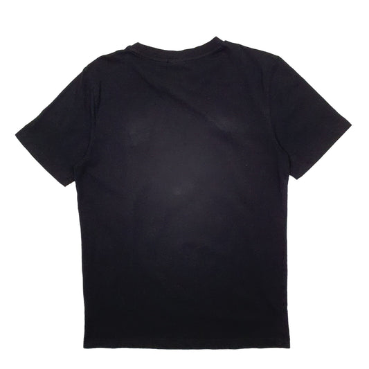 Mens Black Puma Spellout Short Sleeve T Shirt