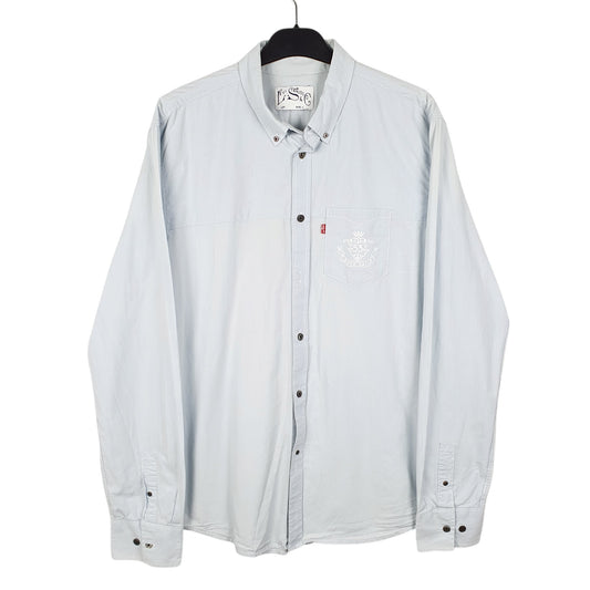 Mens Blue Levis Long Sleeve Shirt