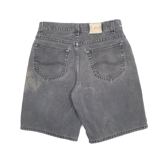 Mens Grey Lee Denim Shorts