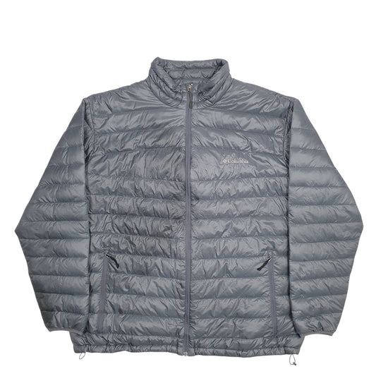 Mens Grey Columbia Turbodown Coat