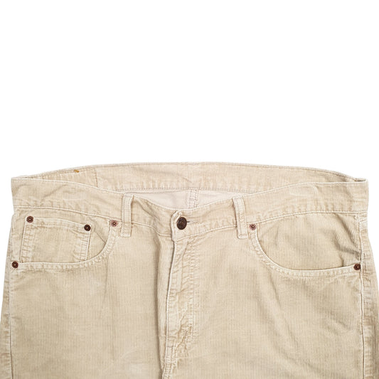 Mens Beige Levis Corduroy Trousers