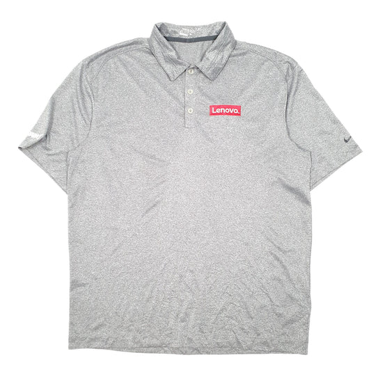 Mens Grey Nike Golf Dri Fit Active Short Sleeve T Shirt