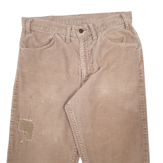 Mens Beige Levis Corduroy Trousers