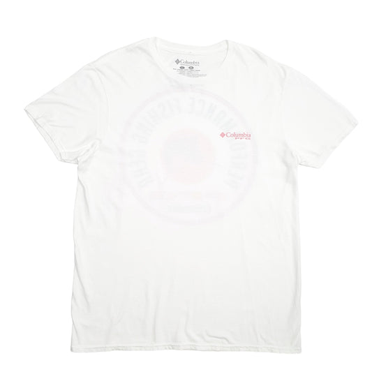 Mens White Columbia Sportswear PFG Fishing Short Sleeve T Shirt