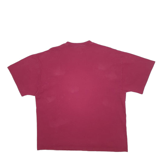 Mens Burgundy Champion Short Sleeve T Shirt