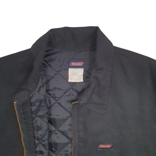 Mens Black Dickies Eisenhower Coat