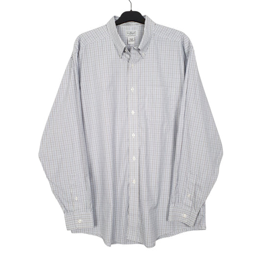 Mens Blue L.L.Bean Long Sleeve Shirt
