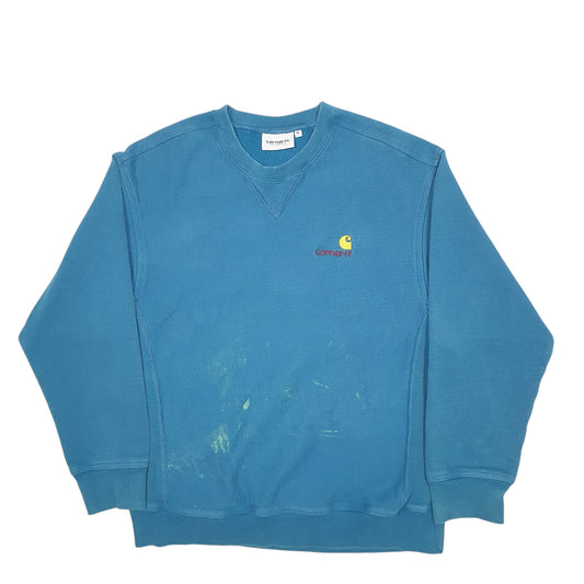 Womens Blue Carhartt Crewneck Jumper