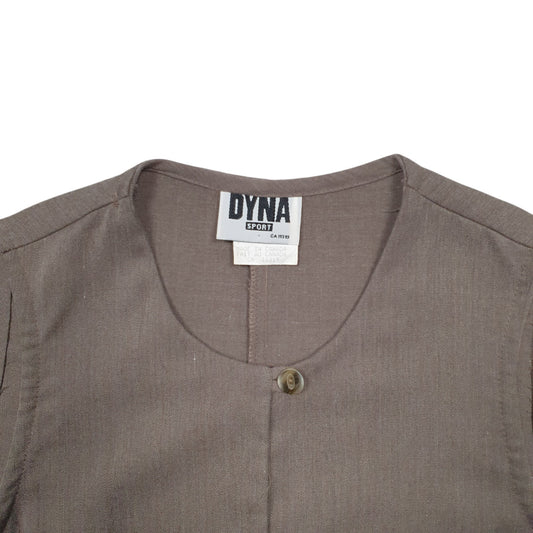 Womens Grey Dyna Waistcoat Cardigan Jumper